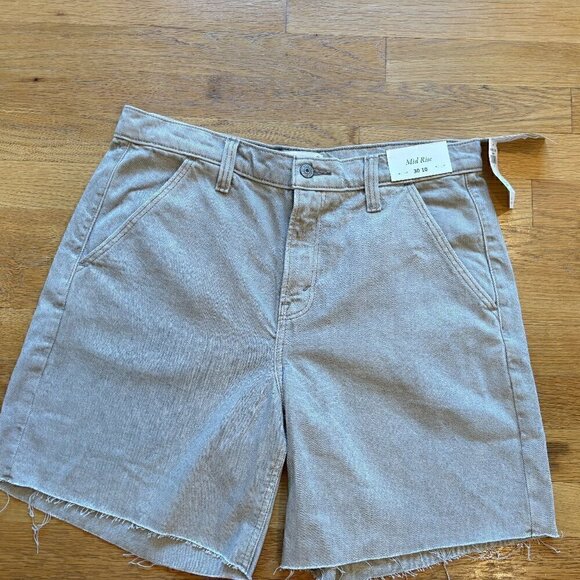 Abercrombie & Fitch Women's Mid Rise Long & Loose Short Size 30 10 - Picture 3 of 8